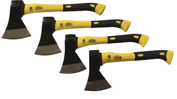 VaGo-Tools hache hache à fendre hache 600 800 1000 1250 g manche en fibre de verre jeu de 4 pièces bois, 240-906/908/910/215_fv