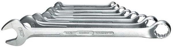 Jeu de clés mixtes GEDORE, 8 pièces, impériales, 6013300