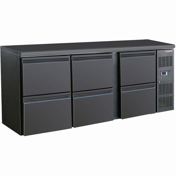 Glacière de bar Saro avec 3 x 2 tiroirs, modèle BC 3100-6S, 323-4215
