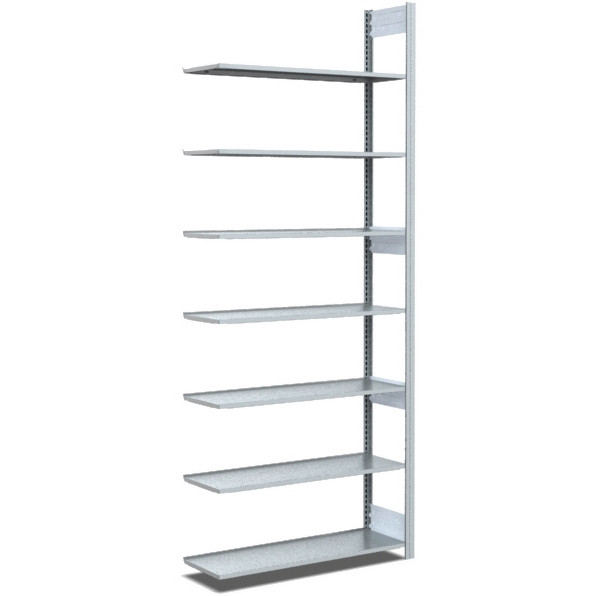 BITO Rayonnage Rack Type : EL champ complémentaire 25mm kit de sol / rack d'archives 70kg 2499x746x324 galvanisé, C1251-0007