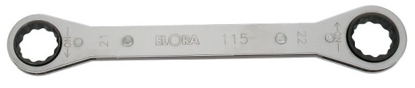 Clé à cliquet ELORA, droite, 115, taille: 16x17 mm, 0115016171000