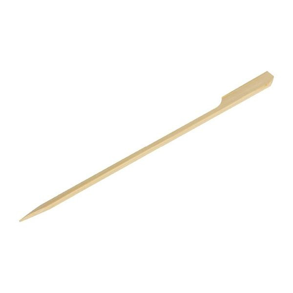 Brochettes en bambou Fiesta Green forme palette 15cm, UE: 100 pièces, DK394