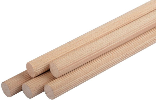 Goujon en pin (800 mm) - nervuré, dimensions : ø 16 x 800 mm, 101-16800
