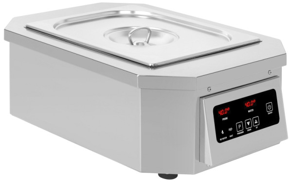 Tempéreuse à chocolat Schneider, GN 1/2, 460 x 390 x 200 mm, capacité 5 kg, inox, 255800