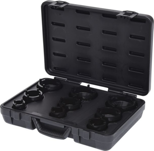 Jeu de contre-écrous et de clés KS Tools, tenon externe, 9 pièces, 450.5000