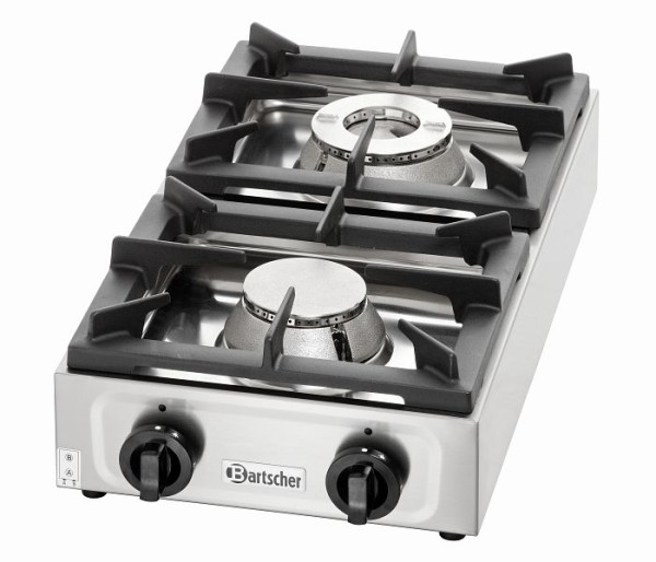 Cuisinière à gaz Bartscher, 2 flammes, 1057503