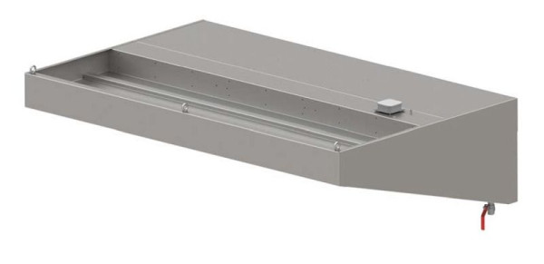 Hotte murale Stalgast "Expert Line", inclinée 1700 mm x 900 mm avec filtre cyclone/labyrinthe LC2 type A, WH17910
