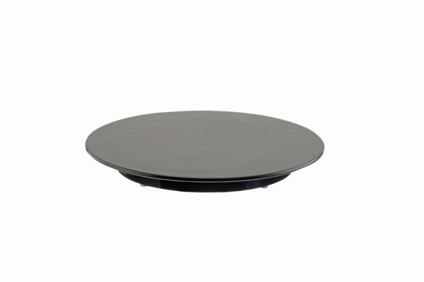 Plat à gâteau Schneider mélamine, noir, Ø 240 mm, hauteur 30 mm, 227129