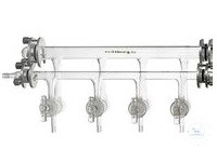 Rettberg Schlenkline, avec 4 tarauds brevetés NS alésage 29/6 mm, verre borosilicaté 3.3, 137079100