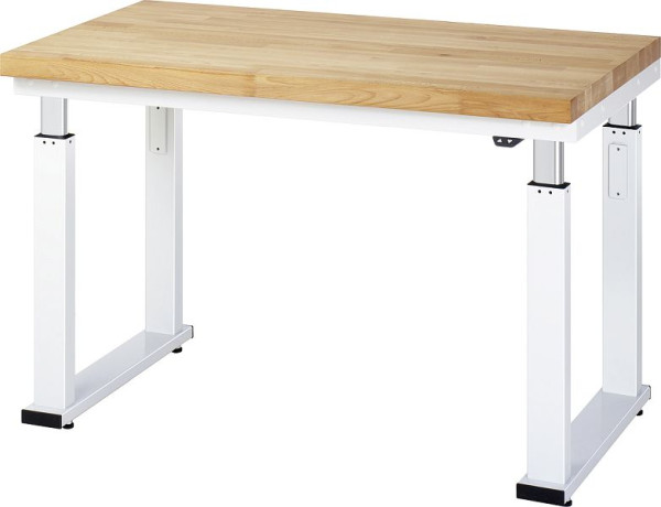 Etabli RAU série adlatus 600 (réglable en hauteur électriquement), 1250x850x700 mm, 08-WB-125-070-B
