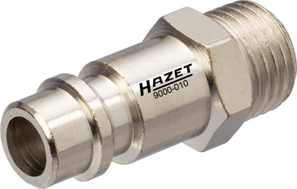 Jeu d'embouts de raccordement d'air Hazet, nombre d'outils : 3, utilisation : Allemagne (standard), Autriche, Slovénie, acier fileté 12,91 mm / 1/4", 9000-010/3