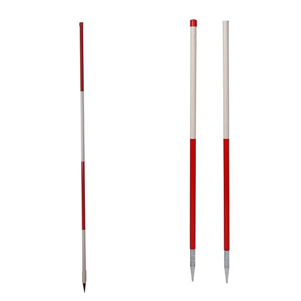 Perche de télémétrie NESTLE Tube acier Embout tube rond, longueur 2m, UE : 12 pièces, 11100000