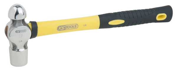 Marteau de mécanicien en acier inoxydable KS Tools avec manche en fibre de verre, 910 g, 964.2105