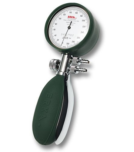Tensiomètre ERKA Ø56mm Klinik (avec capuchon de protection) avec brassard Perfect Aneroid Klinik 56, taille: 10-15cm, 214.28482