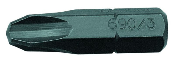Embout de tournevis GEDORE 1/4", PH2, 25 mm de long, 6541320