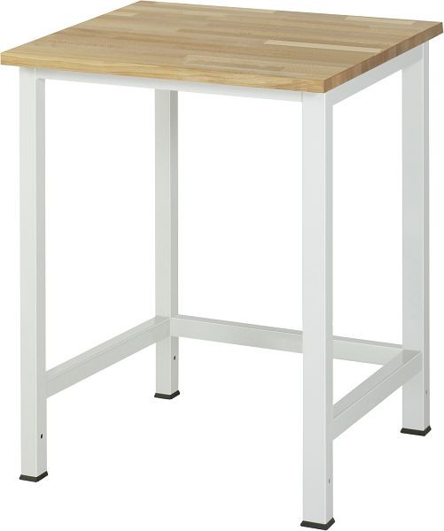 Table de travail RAU série 900, plateau en hêtre massif, 750x825x800 mm, 03-900-1-B25-07.12