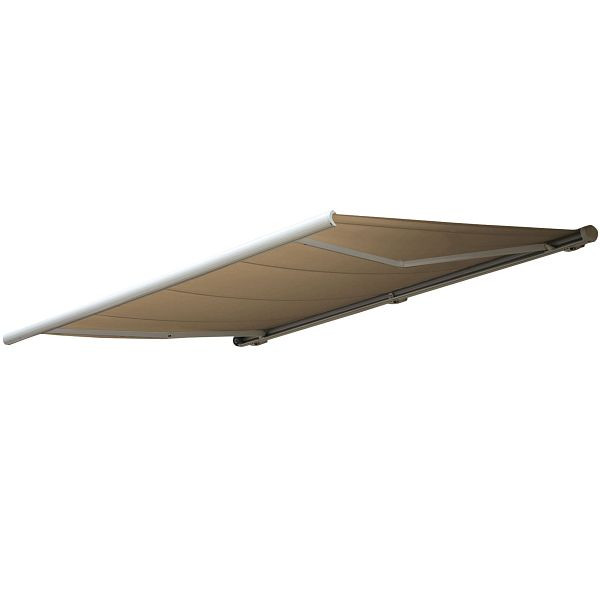 Housse de remplacement Mendler pour auvent T123, housse de remplacement de cassette complète protection solaire 4,5x3m, polyester crème, 76528