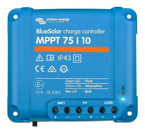 Contrôleur de charge solaire MPPT Victron Energy BlueSolar MPPT 75/10, 1-67-008515, SCC010010050R