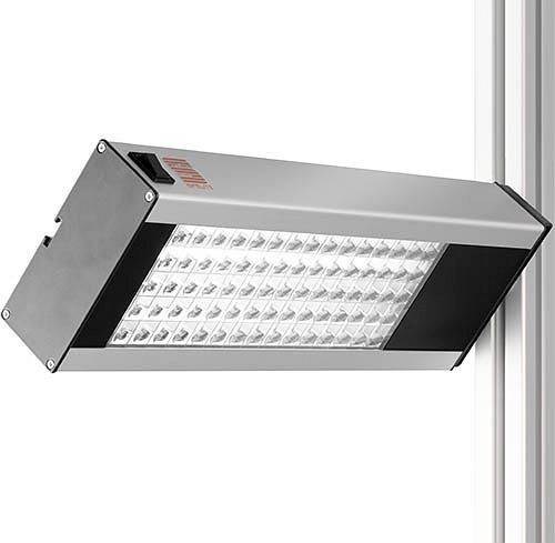 Lampe satellite pour poste de travail Bedrunka+Hirth eco-line droite, dimensions en mm (LxPxH) : 430 x 135 x 57, 03L43SATRR