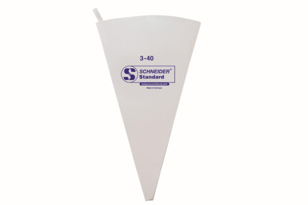 Poche à douille Schneider, 3-40 cm, "Standard" en bleu, soudée, 350173