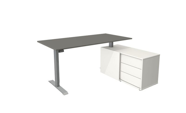 Kerkmann poste de travail complet Move 1, argent/graphite, 10222912