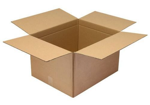 Boîte pliante en carton ondulé TransPak 2 parois, dimensions intérieures 580 x 480 x 360 mm, qualité 2.30BC, paquet de 10, 299372