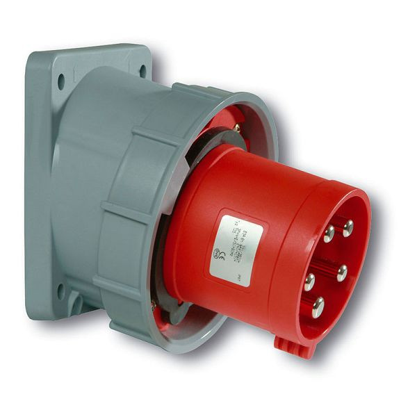 ELSPRO CEE-Einbaugerätestecker 5 polig/63A/400V/6h/IP66/67/schräg, ASS3865