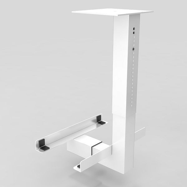 Hammerbacher Support PC blanc, VRCPU/W