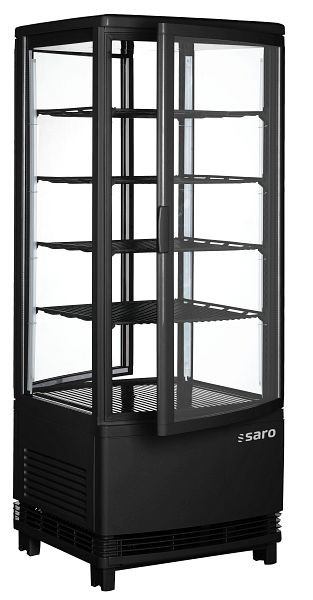 Vitrine réfrigérée Saro à double porte modèle SC100DT noir, 330-1015