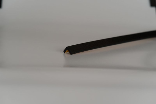Protection d'angle Knuffi, protection d'angle type E, amovible, noir, 1, PE-1005