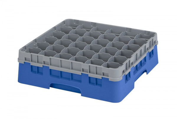 Panier de lavage Cambro 36 compartiments Camrack® 11,4 cm bleu, paquet de 5, 36S418168