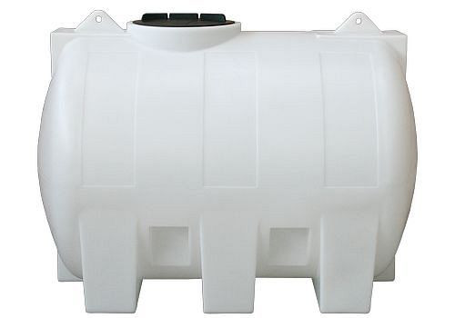 Réservoir horizontal DENIOS en polyéthylène (PE), volume de 1000 litres, naturellement transparent, 256-979