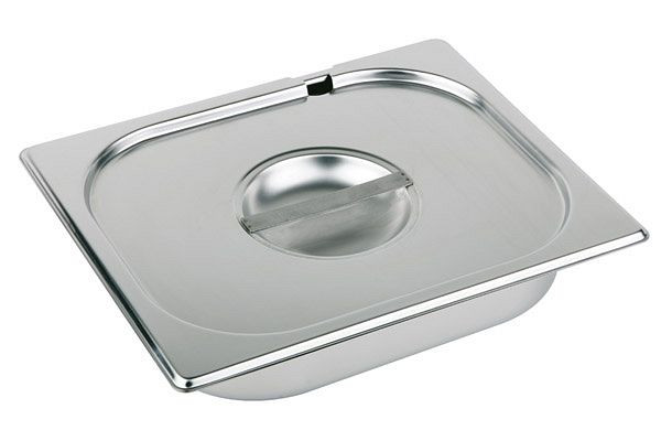 Couvercle APS GN 1/1, 53 x 32,5 cm, inox, avec évidement pour cuillère, 81191