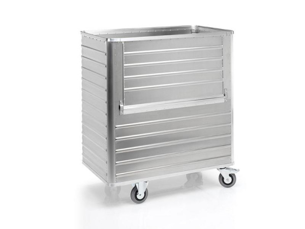 Chariot de transport Gmöhling avec paroi latérale rabattable G®-TRANS D 3508, 1050 l, 020350802