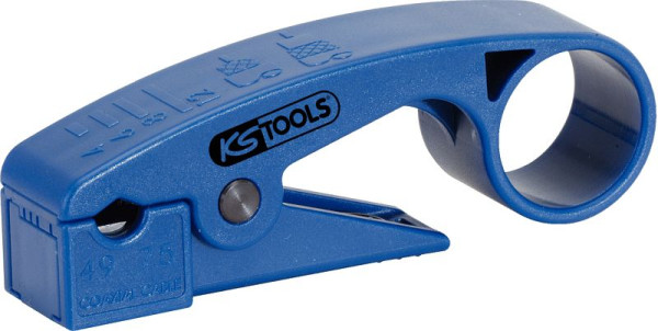KS Tools outil à dénuder câble coaxial, 7,5 mm, 115.1243