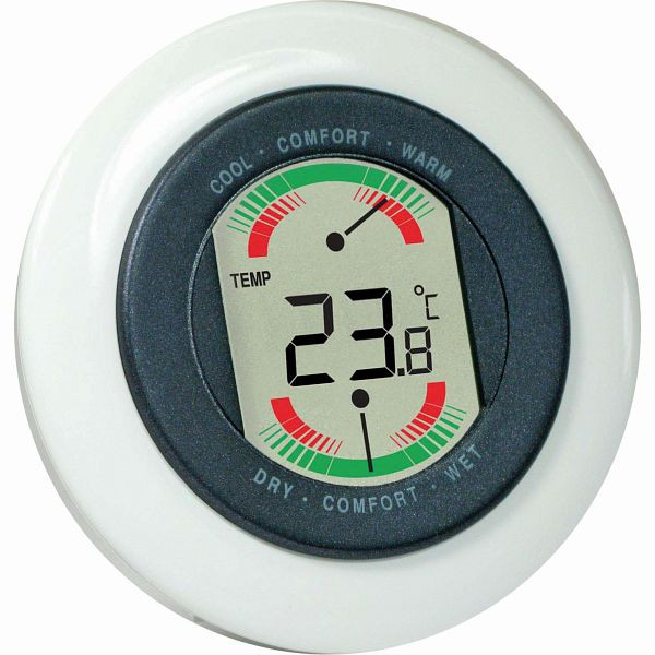 Station climatique intérieure Technoline, dimensions : 94 x 94 x 12 mm, WS 9412