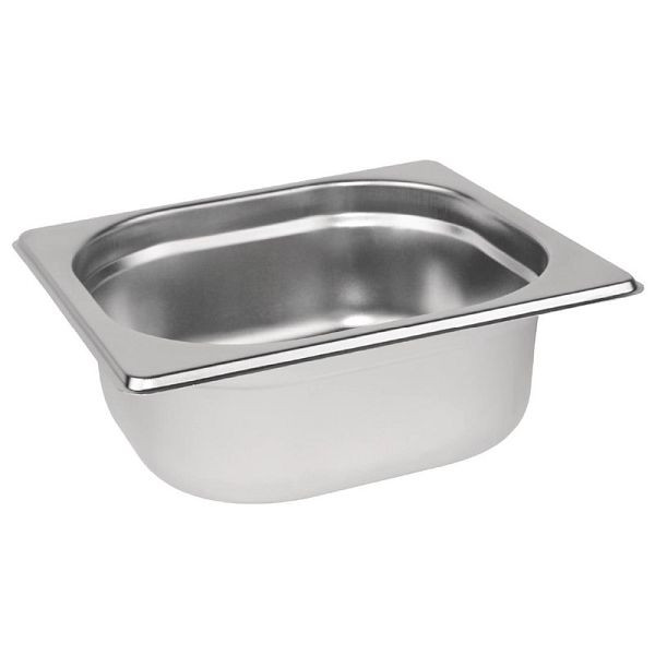 Conteneur Vogue GN en acier inoxydable 6.5cm GN1/6, K985