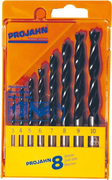 Projahn cassette plastique bois 8 pièces 3-10 mm, 67040