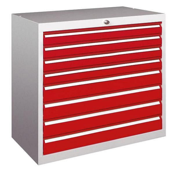 Armoire à outils PAVOY avec guides à rouleaux, capacité de charge 50 kg, largeur de l'armoire 715 mm, hauteur 800 mm, 43454-080-013