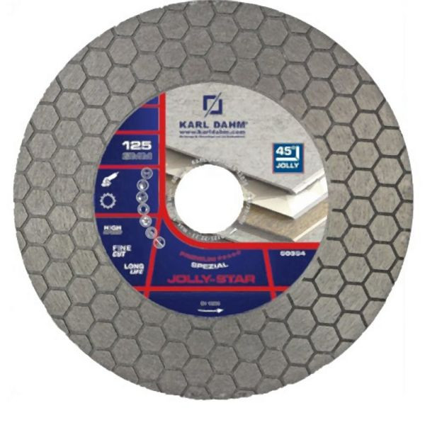 Disque à tronçonner diamanté Karl Dahm Jolly-Star 125 mm, 50354