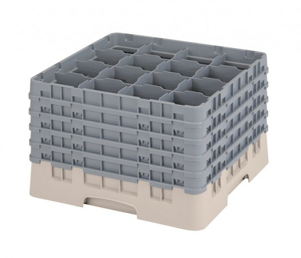Panier de lavage Cambro 16 compartiments Camrack Beige, SU: 2 pièces, 16S1058184