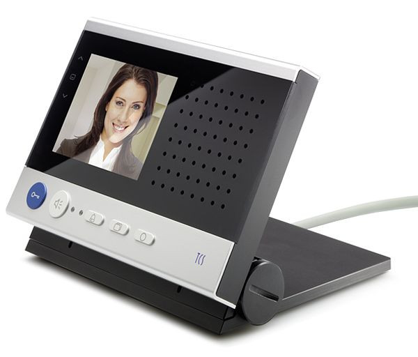Accessoire de table TCS pour le poste intérieur vidéo de la série sky, noir, ZIT1800-0016