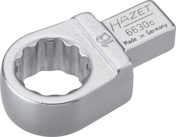 Clé polygonale à insert Hazet, insert carré 9 x 12 mm, profil de traction double hexagonal externe, 16 mm, 6630C-16