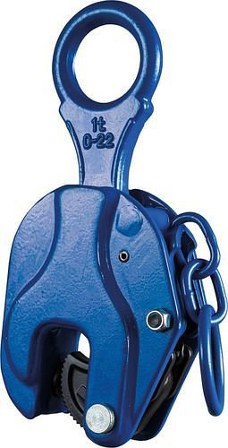 Pince de levage PLANETA VLC-1, avec verrouillage de sécurité, capacité de charge 1000 kg, plage de préhension 0 - 22 mm, 306562