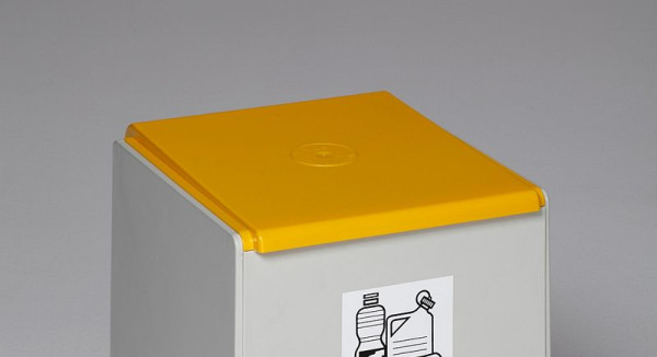 Couvercle VAR pour bidon plastique 60 l, jaune, 38103
