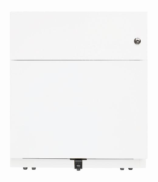 Conteneur roulant Bisley Note™, 1 tiroir universel, 1 tiroir HR, blanc signalisation, NWA59M7SF696