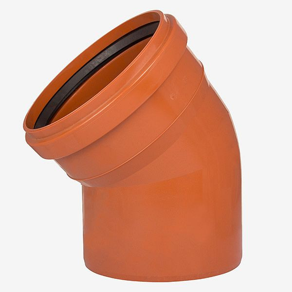 Coude d'arbre HKW 45° - PVC Ø 300 mm, 9140