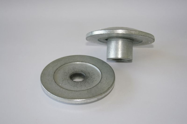 Paire de brides ELMAG Ø 85 mm n° 3+6 pour DSM 250 D arbre 18 mm, 9601119