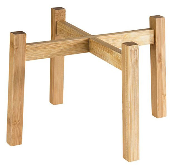 Cadre APS, 23 x 23 cm, hauteur : 14 cm, bois de bambou, marron, 10426