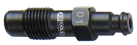 Adaptateur de bougie de préchauffage KS Tools, M12x1,25 avec filetage extérieur, longueur 47 mm, 150.3662